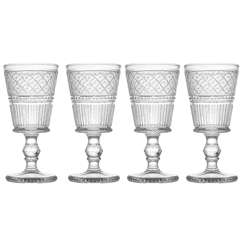 Claro Clear Goblet, Set of 4