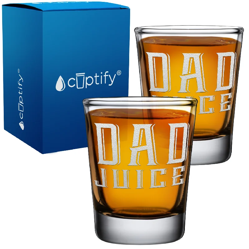 Dad Juice 2oz Shot Glasses - Set of 2