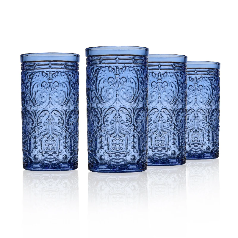 Jax Blue Highball, Set of 4