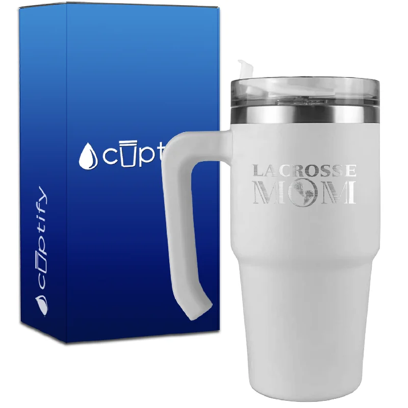 Lacrosse Mom on 20oz Mom Travel Mug