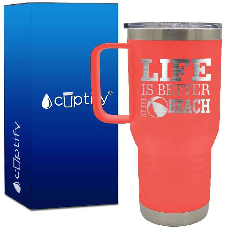 Life is Better at the Beach 20oz Beach Life Travel Mug