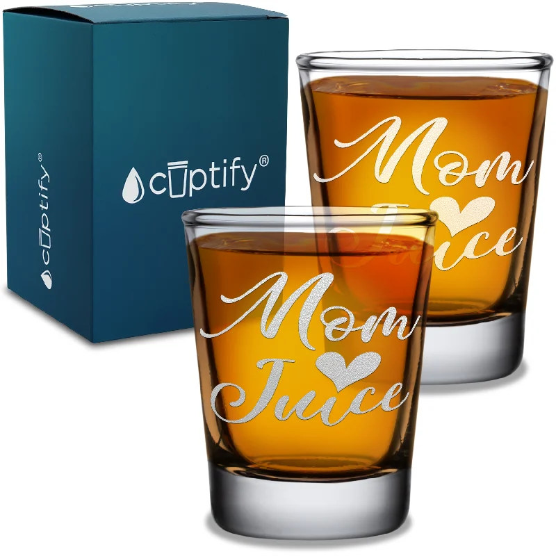 Mom Juice 2oz Shot Glasses - Set of 2