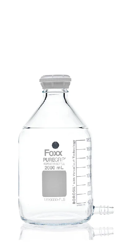 PUREGRIP® Aspirator Bottles,  2L, For Outlet Tubing, GL45 Cap