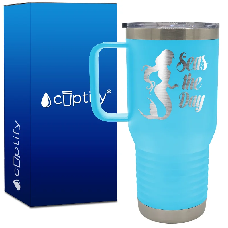 Seas the Day 20oz Beach Life Travel Mug