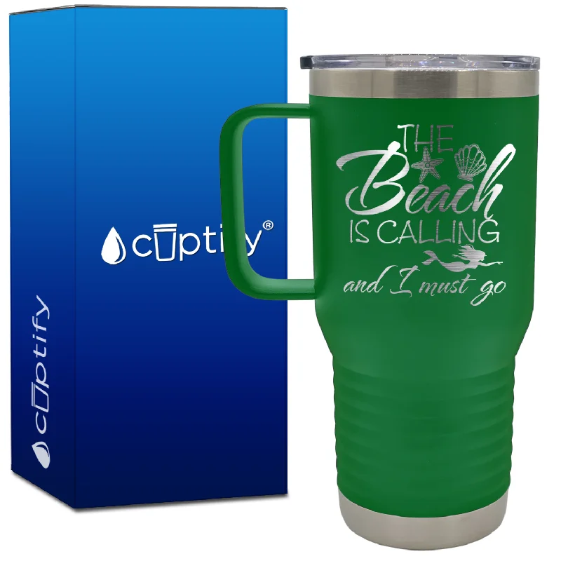 The Beach is Calling 20oz Beach Life Travel Mug