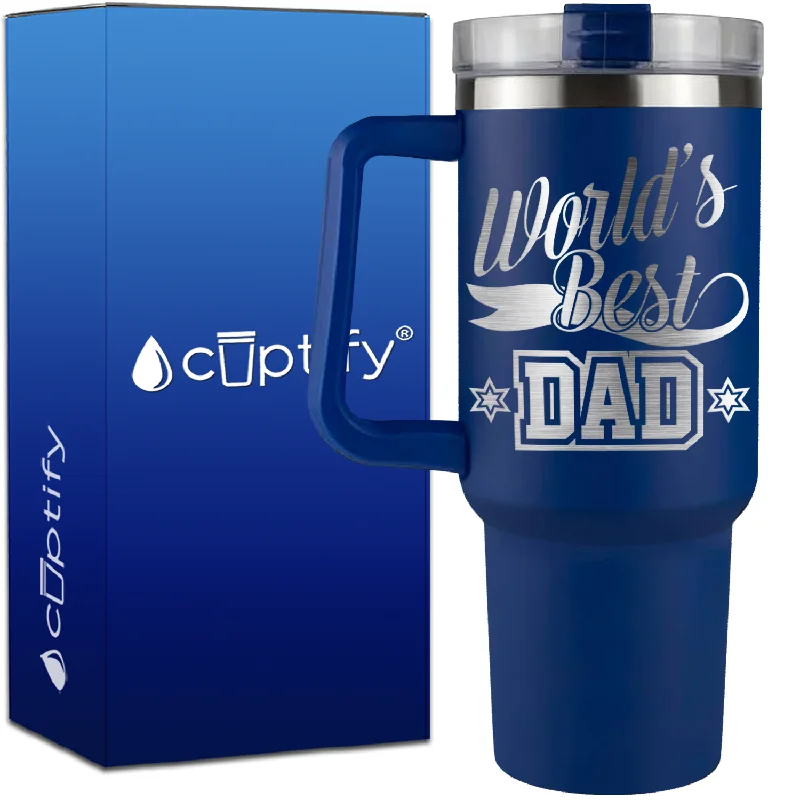 World's Best Dad on 40oz Dad Traveler Mug